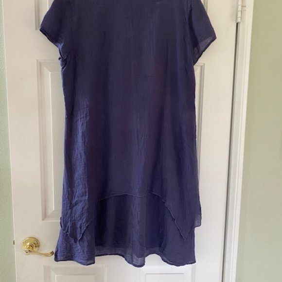 Color Me Cotton CMC blue dress XL - Picture 2 of 5